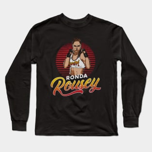 Ronda Rousey Pose Long Sleeve T-Shirt